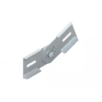 Niedax NIED Gelenkverbinder KGV 60 S, Verbinder für Kabelrinnensysteme, 60 mm Seitenhöhe, Stahl, sendzimirverzinkt