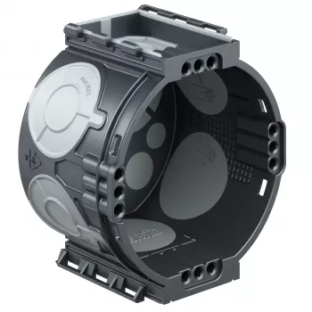 Kaiser Elektro ECON® UP1 Unterputz-Gerätedose, luftdicht, 4x3 Schraubdome, 60mm Durchmesser, 46mm Tiefe, halogenfreier Kunststoff, IP20