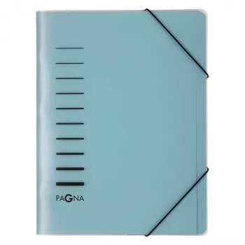 Pagna Expanding File Folder 6 Compartments Blue