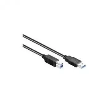 GoodConnections USB 3.0 Kabel Typ A Stecker auf Typ B Stecker, Schwarz, 3m