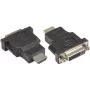 GoodConnections DVI-D auf HDMI Video Adapter, DVI-D Buchse auf HDMI Stecker, 24+1 Pins, Schwarz
