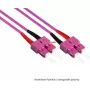 Good Connections Glasfaser-Patchkabel Duplex OM4 (Multimode 50/125) SC/ST - 7,5 m