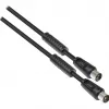 GoodConnections TV-Antennenkabel, Koax-Stecker auf Koax-Buchse (vernickelt), 2x Ferritkern, 2-fach geschirmt, Klasse A, 9,5 m