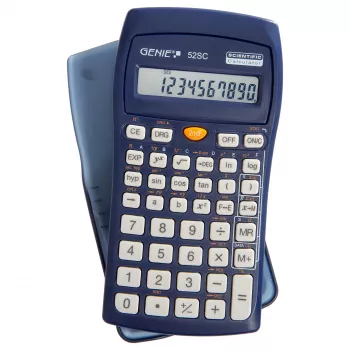 Genie 52 SC Wissenschaftlicher Taschenrechner - 10 Stellen - 1 Zeile - Batterie - Marineblau - Hartschale