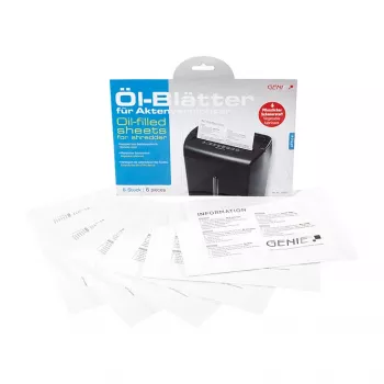 Genie 12627 Laminierfolien A4 80 Mikron glänzend 6er-Pack