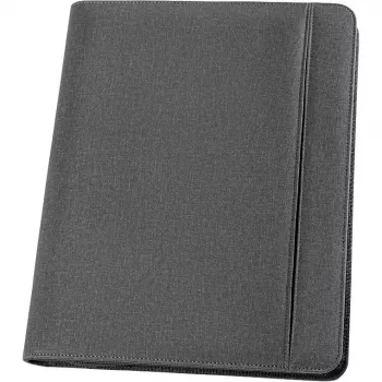 Genie 12668 Dokumentenmappe A4 Schwarz Kunstleder Nylon Reißverschluss 270 mm 30 mm