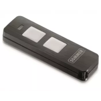 SOMMER Pearl Twin 2-Kanal Handsender 868,8 MHz SOMloq2 Schwarz