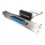 DIGITUS ASSMANN Seriell-/Parallelkabel DB-25 Stecker auf DB-25 Stecker 2m Grau