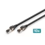DIGITUS CAT 8.1 S-FTP Patchkabel, Cu, LSZH, 0,5 m, Grau