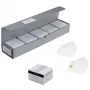 ICO MAGCARD250 Magnetstreifenkarten, 250er-Pack weiße PVC-Karten mit HiCo-Magnetstreifen, 30 mil, Kreditkartengröße