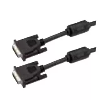 Bachmann DVI-D Single Link Kabel - DVI-D (18+1 Pin) Stecker zu DVI-D (18+1 Pin) Stecker - 5 m - Schwarz