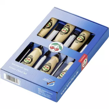 KIRSCHEN Stechbeitel-Set 6-teilig 1111 SB im Displaykasten 1111000