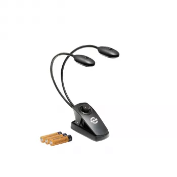 K&M 12271 Twin Head Pro Musikpultleuchte