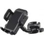 K&M 19761 Smartphone-Halter für Smartphones & andere Geräte (360° drehbar) - Schwarz