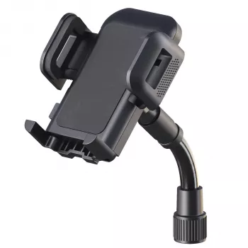 K&M 19762 Smartphone-Halterung für Mikrofonständer, Schwarz