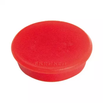 Franken GmbH Magnet 13mm Rund Rot Haftkraft 100g Packung mit 10 Stück