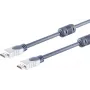 SHIVERPEAKS Home Cinema HDMI-Kabel 1,0 m - 4K HDMI 2.0b High Speed mit Ethernet, verchromte Metallstecker, vergoldete Kontakte, doppelte Ferritkerne, HEAC