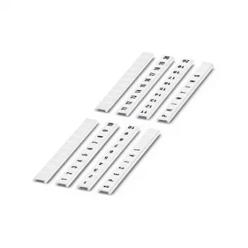 Phoenix Contact Klemmenblock-Marker ZB 6,1 mm Weiß 10er-Pack 0808749