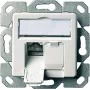 Telegärtner AMJ45 Datenanschlussmodul Cat5e 2xRJ45 geschirmt Weiß