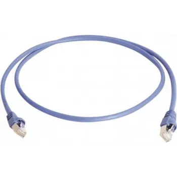 Telegärtner Patchkabel, S/FTP, PiMF, Cat 6A (ISO/IEC), Blau, 1,5 m, 10 Gigabit/s, halogenfrei, mit Telegärtner Kabel und Telegärtner Steckern (L00001A0129)