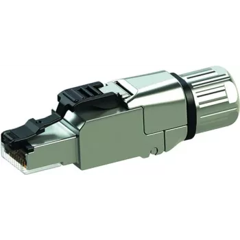 Telegärtner MFP8 IE Cat.6A RJ45 Stecker, feldkonfektionierbar, werkzeuglos, geschirmt, AWG24-26/27, T568B, J00026A5003