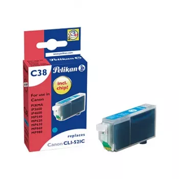 Pelikan Tintenpatrone für Canon CLI-521C Cyan