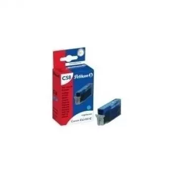 Pelikan Kompatible Tintenpatrone für Canon CLI-551C XL Cyan Hohe Ergiebigkeit 11ml