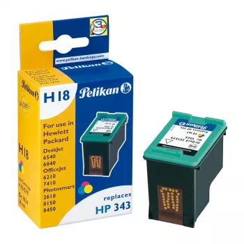 Pelikan Tintenpatrone für HP C8766EE (HP 343) - Dreifarbig, Standard Yield