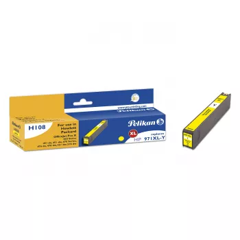 Pelikan Kompatible Tintenpatrone für HP CN628AE (Gelb, High Yield) - 107 Serie