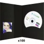 DAIBER 6613 1x100 Folders with CD Archive, 10x15, Black
