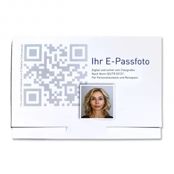 DAIBER Passport Photo Folder E-Passfoto-PORTRAIT 14028 - 50er Pack