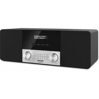 TechniSat CABLESTAR 400 DAB+ Radio mit Bluetooth, 2 x 10 W, Schwarz