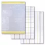 Dyckhoff Mojito Cocktail Checkered Geschirrtuch-Set 3-teilig 50x70 cm