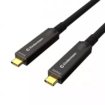 Kindermann USB-C AOC Full Feature Kabel 8m St/St (5773001008)