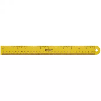 Westcott Lineal 30 cm Gelb