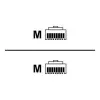 Rittal DK CMC III CAN-Bus Verbindungskabel - Netzwerkkabel - RJ-45 Stecker zu RJ-45 Stecker - 1,5 m (7030.092)