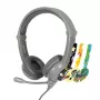 BUDDYPHONES Galaxy Grey Gaming-Kopfhörer für Kinder ab 3 Jahren, 85 dB