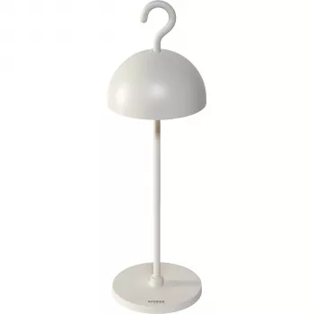 Sompex HOOK Weiße Tischleuchte mit integrierter LED, Touch-Dimmer, 5W, 400lm, 3000K