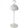 Sompex HOOK Weiße Tischleuchte mit integrierter LED, Touch-Dimmer, 5W, 400lm, 3000K