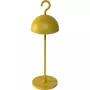 Sompex HOOK Gelbe Tischleuchte - Kabellose LED mit Touch-Dimmer, IP44