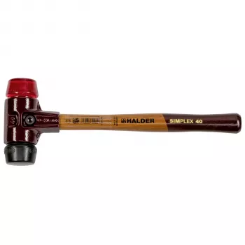 HALDER SIMPLEX Weichschonhammer 40 mm Verbundgummi/Kunststoff TE SIMPLE