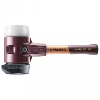 HALDER SIMPLEX Weichschonhammer 80 mm Gummi / Superplastik