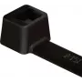 HellermannTyton T80R-W-BK-C1 Kabelbinder, innenverzahnt, T-Serie, schwarz, 210 mm x 4,7 mm, 100 Stück