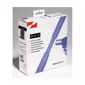HellermannTyton HIS-PACK Schrumpfschlauch 1,2 mm schwarz 1,2 m 2:1