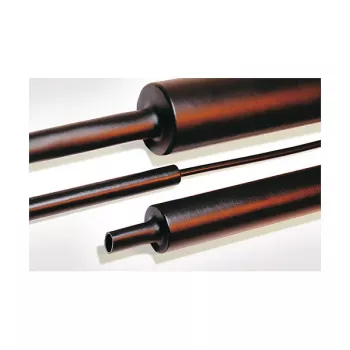 HellermannTyton Schrumpfschlauch aus Polyolefin, strahlenvernetzt, 12/3 mm, schwarz, 1 m (TREDUX-MA47-12/3 PO-X BK 6)
