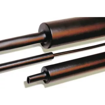 HellermannTyton HFT-A Heat Shrink Tubing, 19,1 mm Durchmesser, Schwarz, 10 Stück, 1,2 m Länge