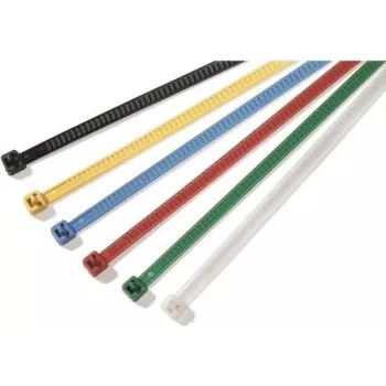 HellermannTyton LR55 Kabelbinder, lösbar, rot, 195x4,7 mm, PA66, 25er-Pack