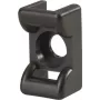 HellermannTyton KR6G5-PA66-BK (100) Schraubbare Befestigungsbasis für Kabelbinder, Schwarz, 100 Stück