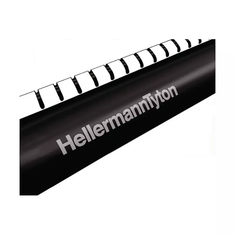 HellermannTyton 450-20001 Heat Shrink Tubing - Schwarz - 50 cm - 43 mm - 10 mm - 1 Stück