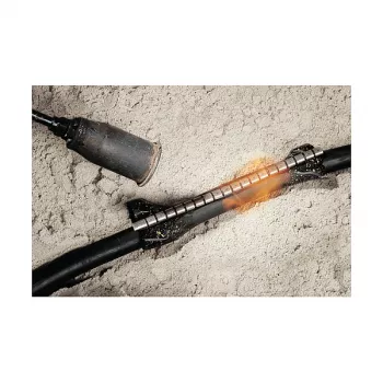 HellermannTyton 450-20001 Heat Shrink Tubing - Schwarz - 50 cm - 43 mm - 10 mm - 1 Stück